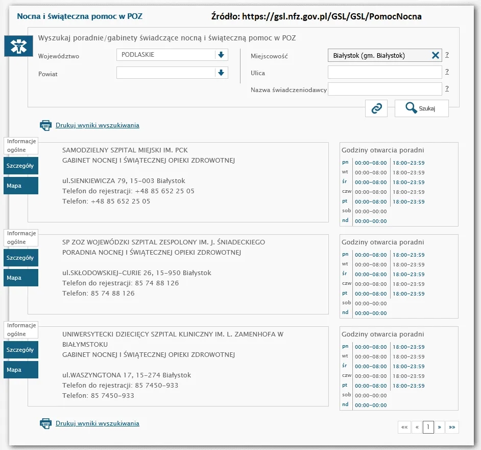 Gdzie na pogotowie w Białymstoku? Sprawdź najważniejsze miejsca pomocy