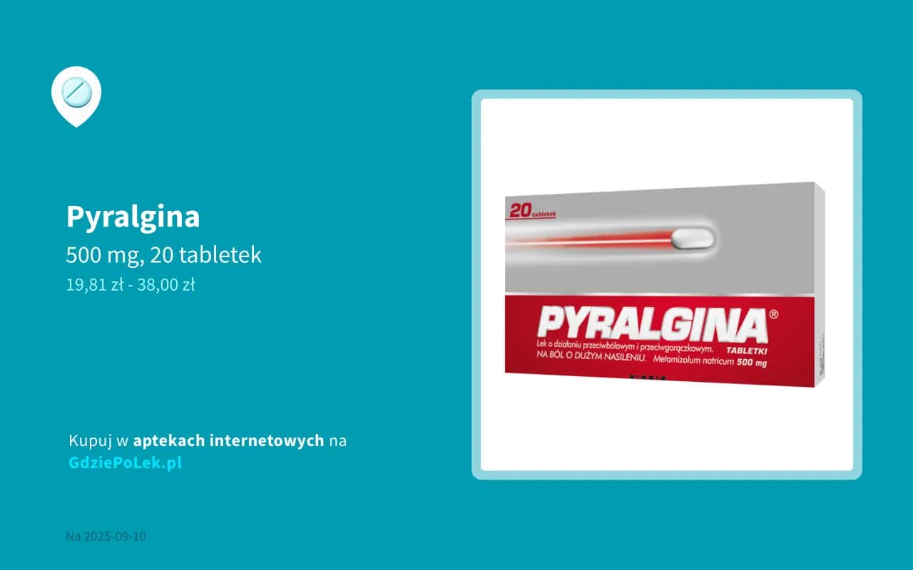 Na co jest lek pyralgina? Poznaj działanie i skutki uboczne